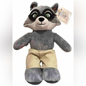 NWT Build A Bear Workshop Oliver Raccoon Plush 15" Great Wolf Lodge